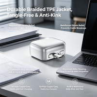 Kabel USB-C Pengisian Cepat 140W dengan Fitur Pemutus Otomatis dan Chip AI Pintar untuk Ponsel dan Laptop, Pengisian Malam Hari yang Aman, Tanpa Bahaya Kebakaran