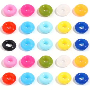 Colorful Silicone Positioning <b>Rings</b> DIY Handmade Spacers Jewelry Accessories Phone Strap Bracelet Decoration Parts - Product Image 1