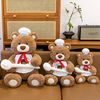 Peluche Chef Série Teddy Bear, Coussin Super Doux et Adorable, Grand Ours en Peluche, Jouet d'Anniversaire DCMD