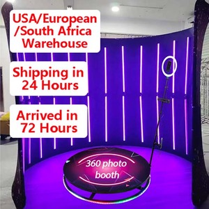 DHL envío rápido en 48H fiesta Rgb lámpara efecto Metal <span class=keywords><strong>360</strong></span> Video Photo Booth <span class=keywords><strong>360</strong></span> Spinner grado <span class=keywords><strong>plataforma</strong></span> negocios - Product Image 6