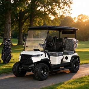 Carrito de Golf Eléctrico de 4 Pasajeros, Homologado para Circular por la Calle, con Batería de Litio, para Clubes y Parques - Product Image 1