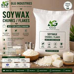 Flocons de cire de soja GLG INDUSTRIES 100% naturels et écologiques pour la fabrication de bougies - Product Image 2
