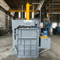 Presse à balles hydraulique verticale pour déchets plastiques, carton, métal, machine de recyclage