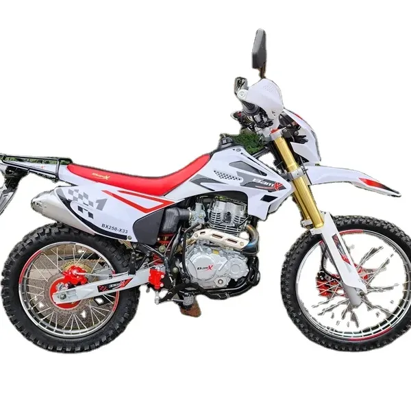 Motos tout-terrain Pitbike dirtbike pas cher 250cc moteur motos enduro moto de course à essence 250cc motos tout-terrain