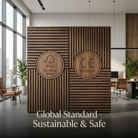 Fabricant chinois de panneaux d'insonorisation, panneaux décoratifs insonorisants de haute qualité, panneaux acoustiques en bois pour l'intérieur
