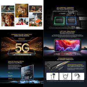 Teléfono Resistente <span class=keywords><strong>Ulefone</strong></span> <span class=keywords><strong>Armor</strong></span> 27T <span class=keywords><strong>Pro</strong></span>+ con Imagen Térmica FLIR 3.5, 12GB+256GB, Visión Nocturna, 10600mAh, Android 15, NFC, Smartphone 5G - Product Image 6