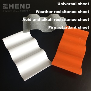 Feuilles de toiture opaques en fibre de verre <span class=keywords><strong>prix</strong></span> des matériaux en résine par mètre carré panneau ondulé frp - Product Image 5