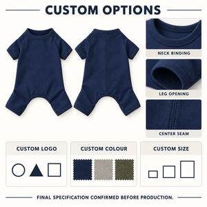 T-shirt en coton bleu marine pour bouledogue français, respirant, vêtement de loisirs pour chiens, toutes saisons, design simple, lavable en machine - Product Image 6