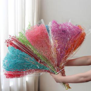 Décoration d'événements de mariage : Fleurs éternelles Gypsophila naturelles préservées, fleurs étoiles du rêve, fleurs étoiles du million réelles préservées en gros - Product Image 1