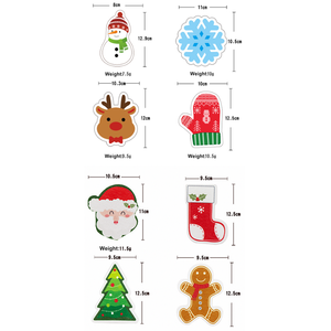 4pcs Cartoon Printed Xmas Cute <strong>Kitchen</strong> Cleaning Compressed Sponges, Christmas Wood Pulp Dishwashing <strong>Pad</strong> Scrubbers - Product Image 3