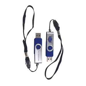 Memoria USB Giratoria Personalizada 3.0/2.0 de Bajo Precio, Regalo Promocional Empresarial con Cordón - Product Image 4