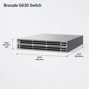 Switch SAN G630 32G Gen6 Original para Brocade, 48 Puertos, Módulos SFP de Onda Corta Activos, Almacenamiento de Canal de Fibra de 8Tbps, Montaje en Rack 2U - Product Image 5