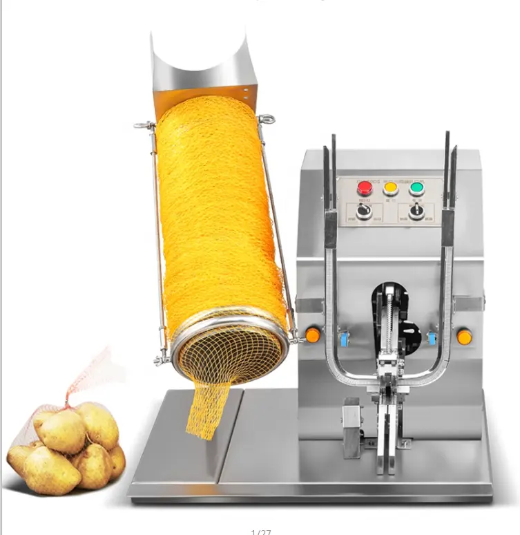 Rede saco de malha máquina de enchimento para batata cebola