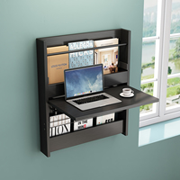 YQ FOREVER Étagère de bureau d'ordinateur murale en bois MDF moderne Tables d'étude flottantes