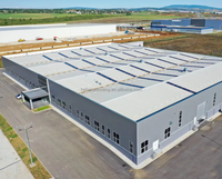 Galpones Industriales Ligeros de Acero Galvanizado, Hangar Industrial / Hangar de Almacenamiento