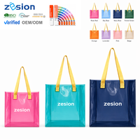 Sac fourre-tout avec logo, impression personnalisée, PVC TPU, vente en gros, sac de shopping réutilisable écologique, cadeau d'entreprise, usine OEM