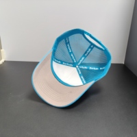 Gorra Trucker Personalizada de 5 Paneles con Malla Transpirable y Cierre a Presión, con Logotipo Bordado para Deportes al Aire Libre