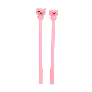 Penna Gel Rosa Stile Ins con Maialino, Penna Nera Carina per Esami, <span class=keywords><strong>Serie</strong></span> Rosa Femminile, Penna per Firma per Studenti - Product Image 5