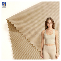 YX1173 210gsm de secado rápido transpirable de punto de refrigeración camiseta tela 85 poliéster 15 Spandex tejido Polo elástico para ropa de mujer