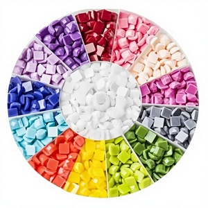 Perles de broderie mosaïque 5D DIY écologiques en acrylique rondes imprimées, 2,8 mm, 447 couleurs DMC, pour peinture diamant, foret rond - Product Image 6