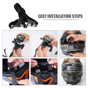 Soporte para barbilla de casco de motocicleta con soporte para teléfono, soporte para cámara POV para GoPro/DJI Osmo/<span class=keywords><strong>Insta360</strong></span>, soporte para barbilla de casco integral - Product Image 4