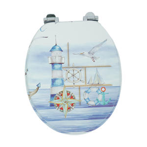 Siège de toilette <span class=keywords><strong>JELL</strong></span> personnalisé en bois massif en forme de <span class=keywords><strong>O</strong></span>, à face fermée, avec fonction de fermeture en douceur, désodorisation automatique, garantie 1 an, moderne - Product Image 4