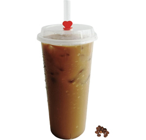 Disposable Eco Custom 360ml/500ml/700ml Frosted Clear PP Injection Packaging Bubble Boba Tea <b>Plastic</b> <b>Cups</b> With Logo - Product Image 2