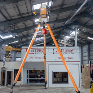 Nouvelle grue de levage triangulaire électrique JUNCHI 380V à chaîne en aluminium, capacité de charge 0,5 tonne, 6m/min, 3m, garantie 1 an - Product Image 5