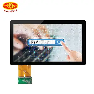 メーカーマルチタッチポイント高解像度防水日光読み取り可能LCDタッチモニターディスプレイ