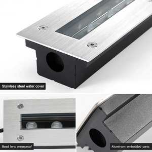 Lumière encastrée carrée pour extérieur, lumière décorative carrée pour sol, lumière encastrée pour marches, éclairage LED enterré - Product Image 5