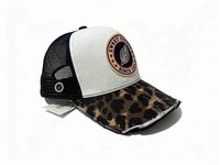 Gorra Deportiva de Béisbol Unisex Personalizada con Logotipo Bordado en 3D, a Rayas, Ajustada, de Verano, Oxford &amp;   Tela de Felpa/Velour con Estampado de Leopardo, Letras y Frutas