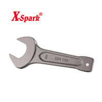 Clé à douille à tête ouverte de qualité industrielle X-SPARK, robuste et résistante |   DIN 133 |   40 Acier chromé |   Forgé à la presse |   avec trou de suspension