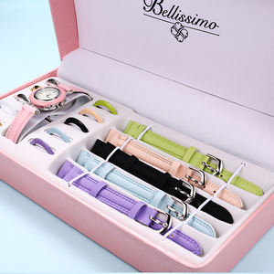 <strong>Interchangeable</strong> <strong>Straps</strong> &amp; Bezels Multiple in One Case Stainless Steel and Leather Band Material Quartz Sport <strong>Watch</strong> Gift <strong>Sets</strong> - Product Image 3