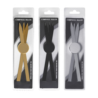 Règle de traçage des sourcils en acier inoxydable, modèle pour tatouage des sourcils, accessoires de maquillage permanent pour microblading