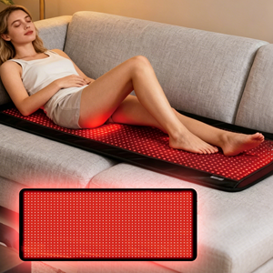 Colchoneta <span class=keywords><strong>de</strong></span> Terapia <span class=keywords><strong>de</strong></span> Luz Roja e Infrarroja Cercana LED 660nm 850nm para Alivio del Dolor <span class=keywords><strong>de</strong></span> Cuerpo Completo, Uso Doméstico, Tipo Cama <span class=keywords><strong>de</strong></span> Sauna y Saco <span class=keywords><strong>de</strong></span> <span class=keywords><strong>Dormir</strong></span> - Product Image 1