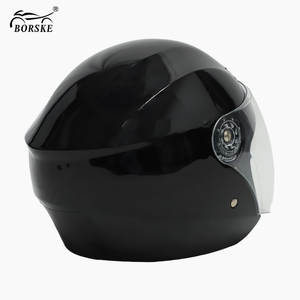 Casco de Motocicleta Borske Clásico Retro de Seguridad, Casco Abierto para Motocicleta y Scooter - Product Image 3