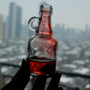 Mini jarrón California de 50ml con tapa de hojalata dorada con tapa de rosca para jarabe de vino XO <span class=keywords><strong>y</strong></span> licor duro - Product Image 5