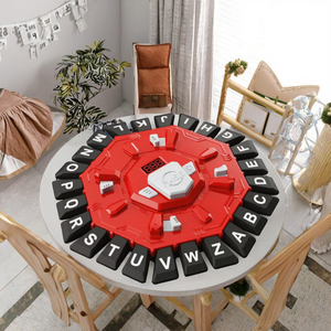 Jeu de société de puzzle de mots à rythme rapide avec alphabet de 24 lettres et écran LCD pour une réflexion rapide, soirée en famille, fabriqué en plastique durable - Product Image 3