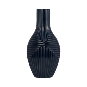 Vaso in ceramica testurizzata contemporanea per l'arredamento del soggiorno, vaso decorativo per fiori per casa, camera da letto, ufficio - Product Image 3