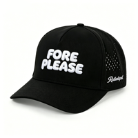 Topi Snapback 5 Panel Mewah Unisex Berlubang, Pinggiran Melengkung, Bahan Tahan Air, Dapat Disesuaikan