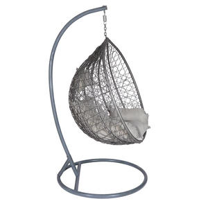 Silla Colgante de Ratán Moderna de Alta Calidad para Jardín, con Soporte Metálico para Exteriores - Product Image 1