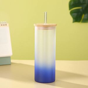 Gobelet en verre droit personnalisable de 20 oz avec une silhouette élégante pour les cadeaux d'entreprise - Product Image 3