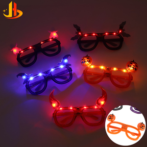 แว่นกันแดดฮาโลวีนลายฟักทองยิ้มแบบ LED ส่องสว่างสำหรับงานคอสเพลย์ - ขายดี - Product Image 2