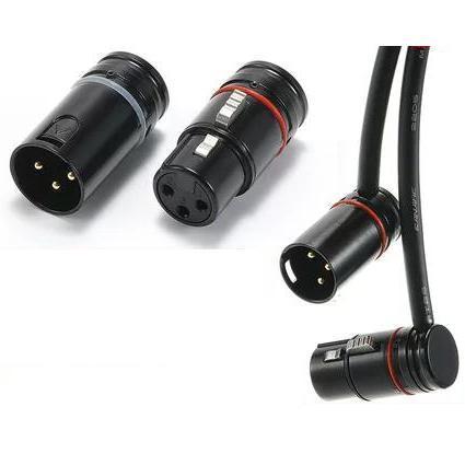 Angled XLR Microphone Cable | Professional Grade | Male to Female with 90°/180° Ends