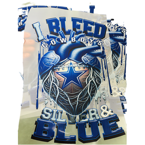 Pegatinas impresas <span class=keywords><strong>NFL</strong></span> de transferencia de calor DTF personalizadas, diseño de <span class=keywords><strong>ropa</strong></span> a presión fácil de aplicar para camisetas, Material PET de plastisol - Product Image 2