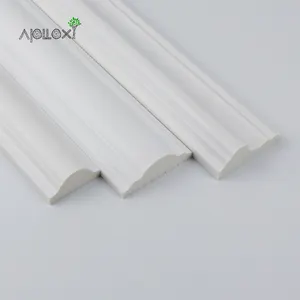 Apolloxy Decor High Quality Foshan Panels Square Ceiling Gypsum Cornice Moulding Coners Crown Molding Chair Rails