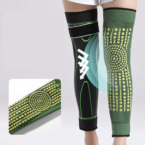 Genouillères extra longues pour la course et les douleurs articulaires, avec sangles élastiques et manchons de compression - Product Image 6