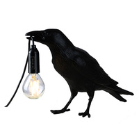 Lámpara de Pared LED Nórdica para PC, Diseño Creativo Escandinavo con Temática Animal, Pantalla Negra para Sala de Estar y Dormitorio
