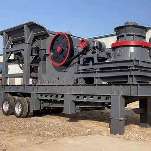 Station de concassage de pierres mobile sur roues 180-200 t/h avec moteur AC, PLC et moteur à engrenages/roulements, concasseur à mâchoires portable pour utilisation en mine - Product Image 5