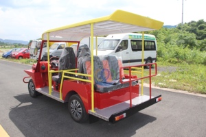 Mini Moke électrique 20 kW de puissance de pointe, carrosserie tout aluminium antirouille, homologué CEE UE avec COC, véhicule professionnel pour <span class=keywords><strong>location</strong></span> en station balnéaire - Product Image 2